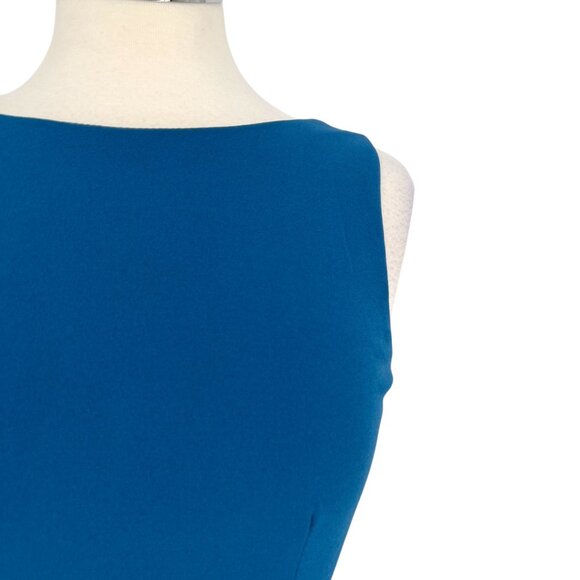 B. Darlin Fit and Flare Sleeveless Mini Dress Teal Blue Size 6 - Picture 4 of 12